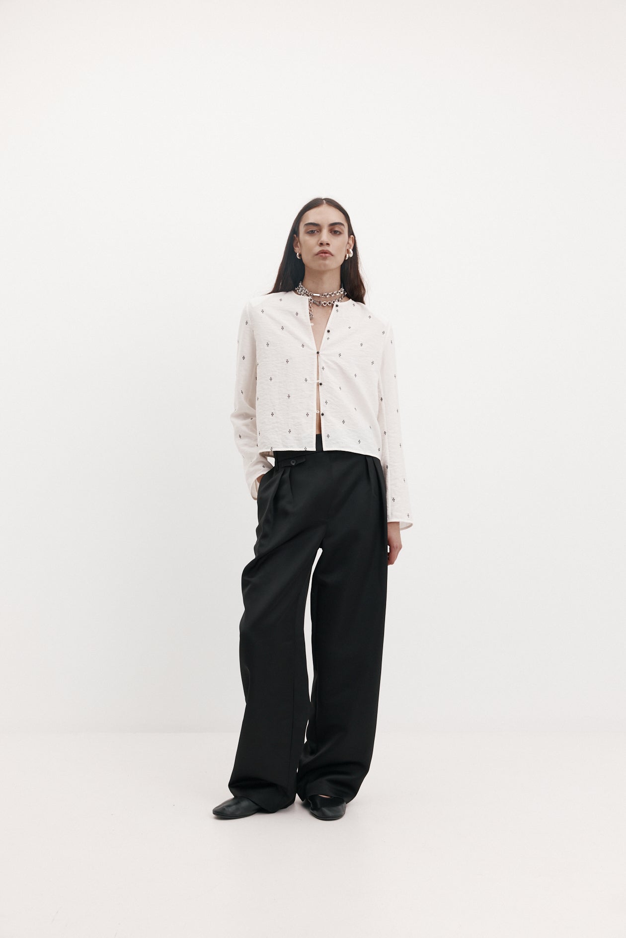 Harris Tapper Bruno Trouser in Black - side view