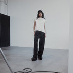 Harris Tapper Bruno Trouser in Black - styled look