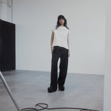 Harris Tapper Bruno Trouser in Black - styled look
