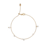 By Charlotte Moonlit Bloom Pearl Bracelet in 18K Gold Vermeil