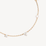By Charlotte Moonlit Bloom Pearl Bracelet in 18K Gold Vermeil