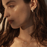 By Charlotte Crystal Dust Hoops in 18K Gold Plated