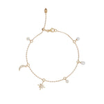 By Charlotte Celestial Skies Charm Bracelet in 18K Gold Vermeil