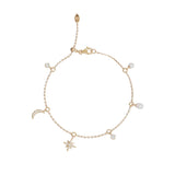 By Charlotte Celestial Skies Charm Bracelet in 18K Gold Vermeil