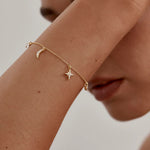By Charlotte Celestial Skies Charm Bracelet in 18K Gold Vermeil