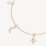 By Charlotte Celestial Skies Charm Bracelet in 18K Gold Vermeil