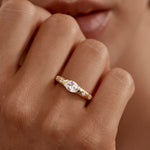 By Charlotte Celestial Skies Ring in 18K Gold Vermeil