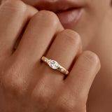 By Charlotte Celestial Skies Ring in 18K Gold Vermeil