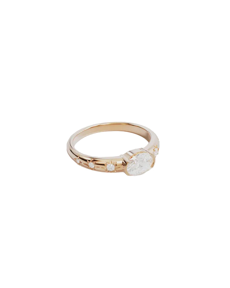 By Charlotte Celestial Skies Ring in 18K Gold Vermeil