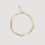 By Charlotte Connected by Love Engravable Pearl Bracelet in 18K Gold Vermeil