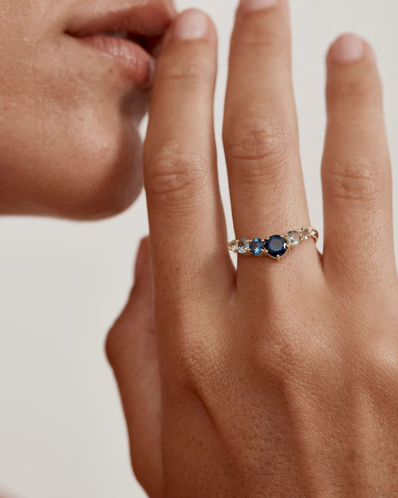 By Charlotte Endless Skies Ring in 18K Gold Vermeil