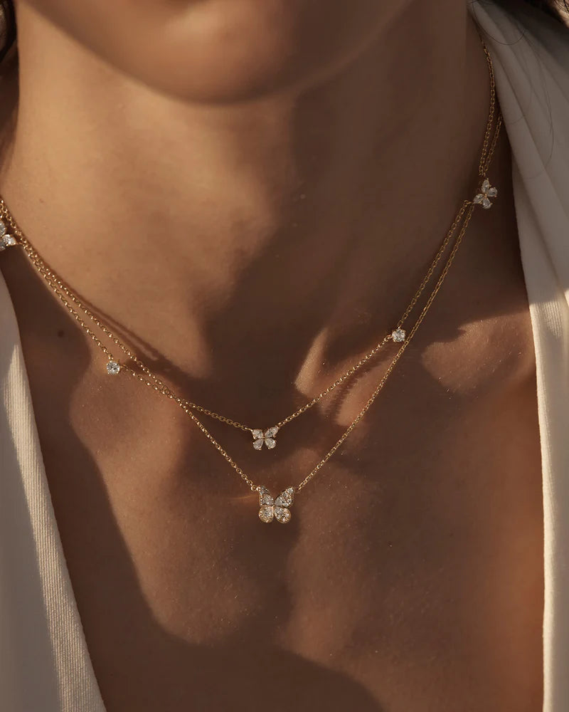 By Charlotte I Believe, I Become Necklace in 18K Gold Vermeil