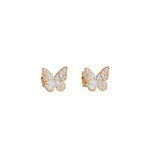 By Charlotte I Believe, I Become Stud Earrings in 18K Gold Vermeil