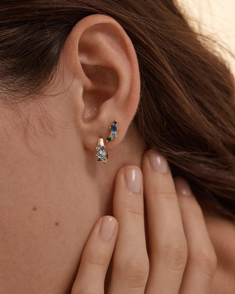 By Charlotte I Breathe, I Become Hoops in 18K Gold Plated