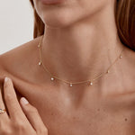 By Charlotte Scattered Light Choker in 18K Gold Vermeil