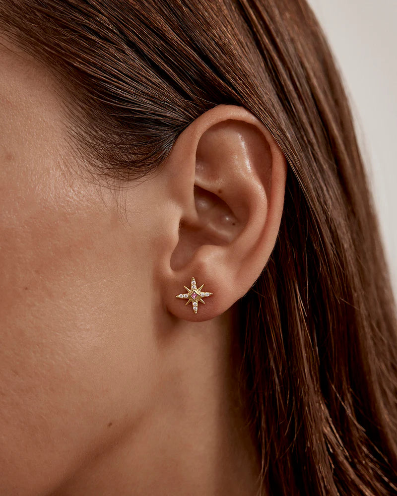 By Charlotte Starry Night Stud Earrings in 18K Gold Vermeil