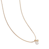 By Charlotte Under The Moonlight Pearl Necklace in 18K Gold Vermeil