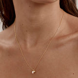 By Charlotte Under The Moonlight Pearl Necklace in 18K Gold Vermeil