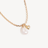 By Charlotte Under The Moonlight Pearl Necklace in 18K Gold Vermeil
