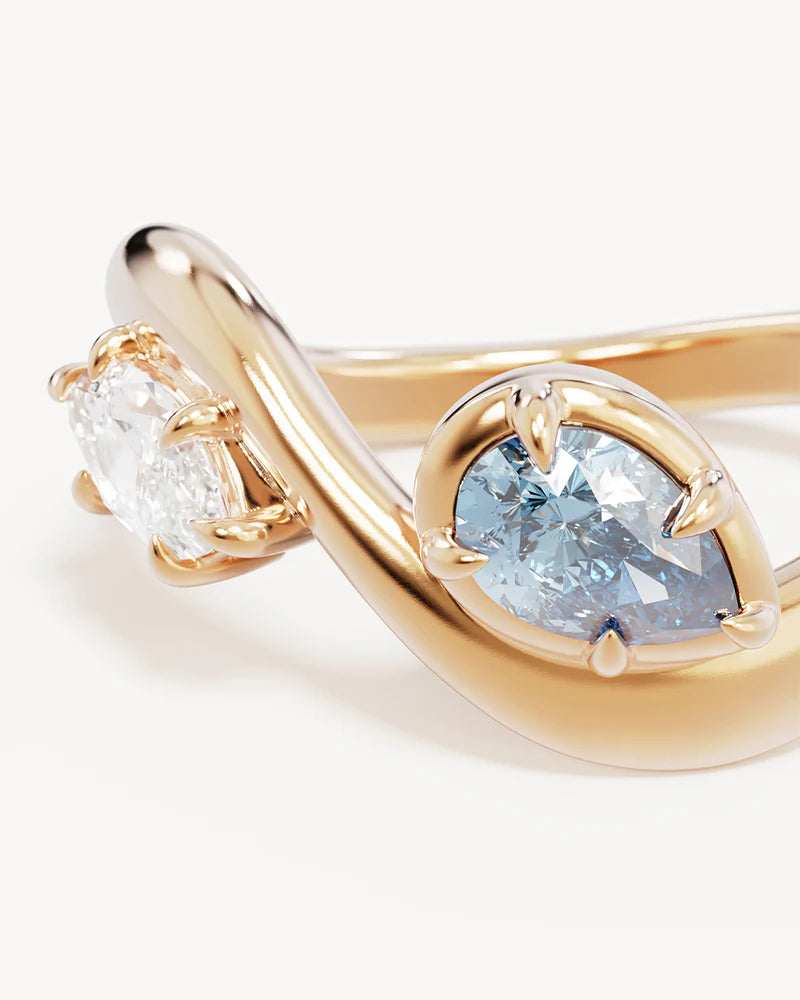 By Charlotte With Freedom I Become Ring in 18K Gold Vermeil