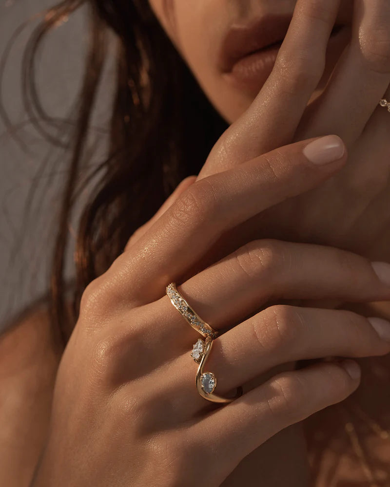 By Charlotte With Freedom I Become Ring in 18K Gold Vermeil