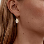By Charlotte With Wings I Fly Hoops in 18K Gold Plated