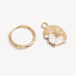 By Charlotte With Wings I Fly Hoops in 18K Gold Plated