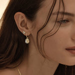 By Charlotte With Wings I Fly Hoops in 18K Gold Plated