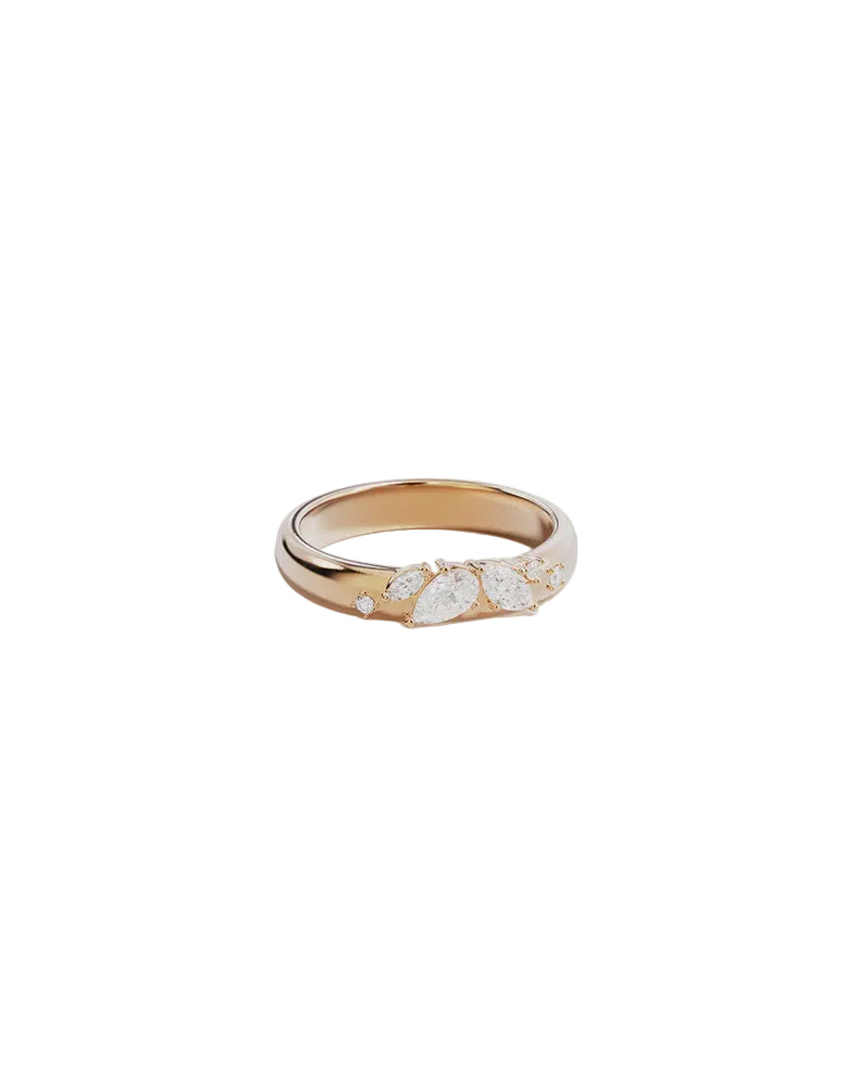 By Charlotte With Wings I Fly Ring in 18K Gold Vermeil
