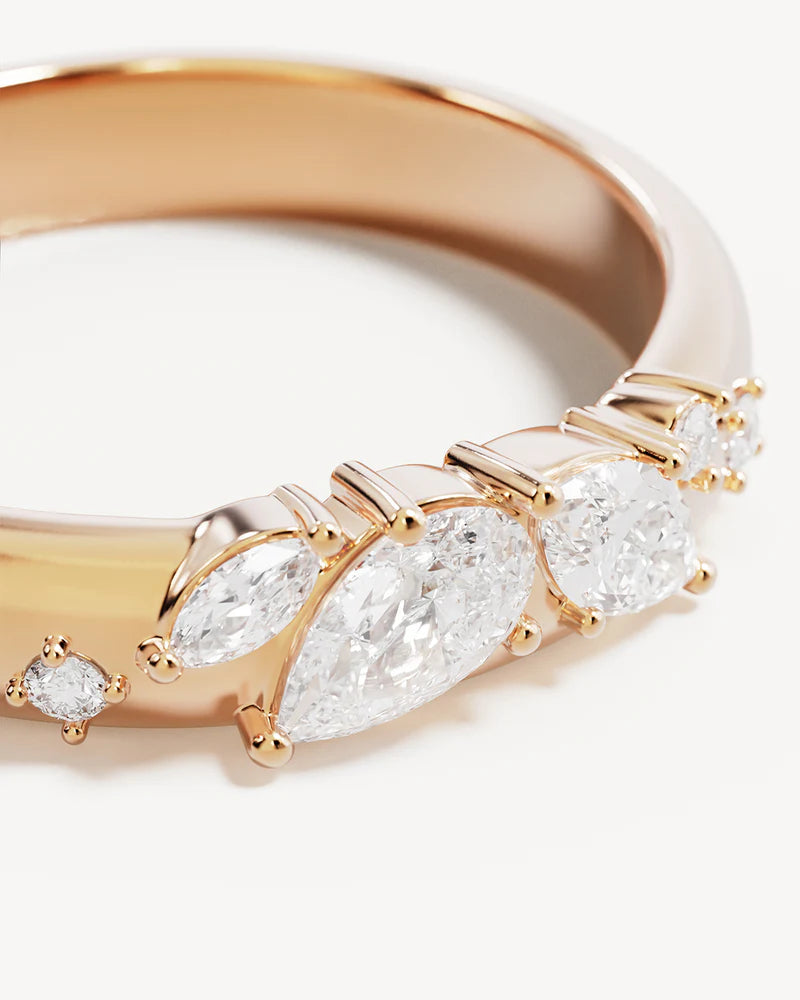 By Charlotte With Wings I Fly Ring in 18K Gold Vermeil