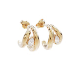 By Charlotte Celestial Path Hoops in 18k Gold Vermeil