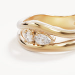 By Charlotte Celestial Path Ring in 18k Gold Vermeil - side view
