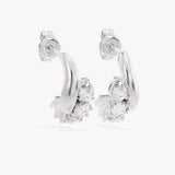 By Charlotte Guided By The Stars Hoops in Sterling Silver