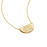 By Charlotte Lotus Necklace in 18k Gold Vermeil