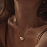 By Charlotte Lotus Necklace in 18k Gold Vermeil