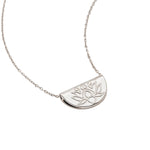 By Charlotte Lotus Necklace in Sterling Silver