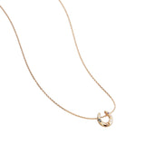 By Charlotte Lucky Horseshoe Necklace in 18k Gold Vermeil