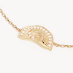 By Charlotte Together We Are Magic Bracelet My Moon in 18k Gold Vermeil