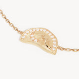 By Charlotte Together We Are Magic Bracelet My Moon in 18k Gold Vermeil