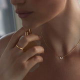 By Charlotte Whispers of Love Necklace in 18k Gold Vermeil