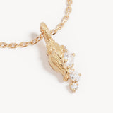 By Charlotte You Are Magic Zodiac Necklace Aquarius in 18k Gold Vermeil