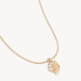 By Charlotte You Are Magic Zodiac Necklace Leo in 18k Gold Vermeil - detail view