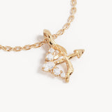 By Charlotte You Are Magic Zodiac Necklace Sagittarius in 18k Gold Vermeil