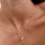 By Charlotte You Are Magic Zodiac Necklace Virgo in 18k Gold Vermeil - styled look