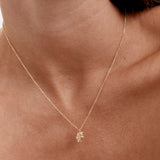 By Charlotte You Are Magic Zodiac Necklace Virgo in 18k Gold Vermeil - styled look