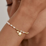 By Charlotte Love Unbound Pearl Bracelet in 18K Gold Vermeil