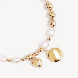 By Charlotte Love Unbound Pearl Bracelet in 18K Gold Vermeil