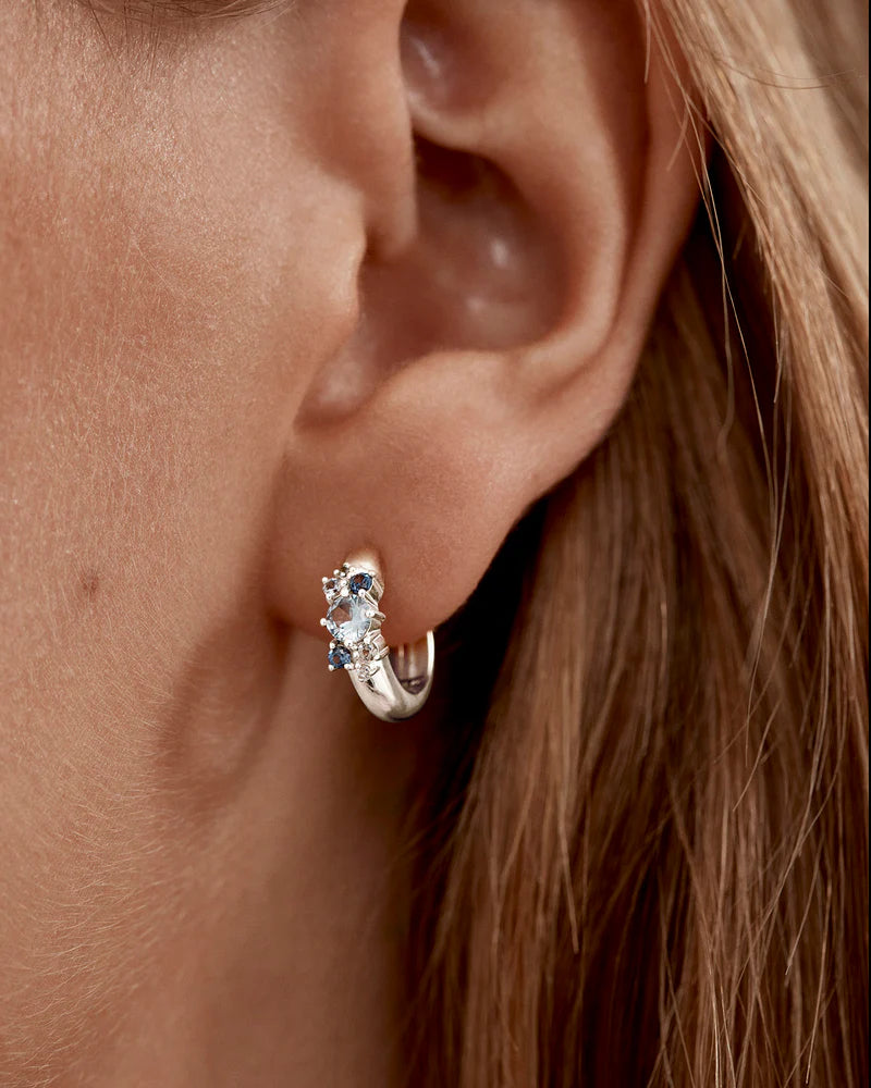 By Charlotte I Breathe, I Become Hoops in Sterling Silver