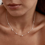 By Charlotte Moonlit Bloom Pearl Choker in Silver