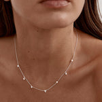 By Charlotte Moonlit Bloom Pearl Choker in Silver